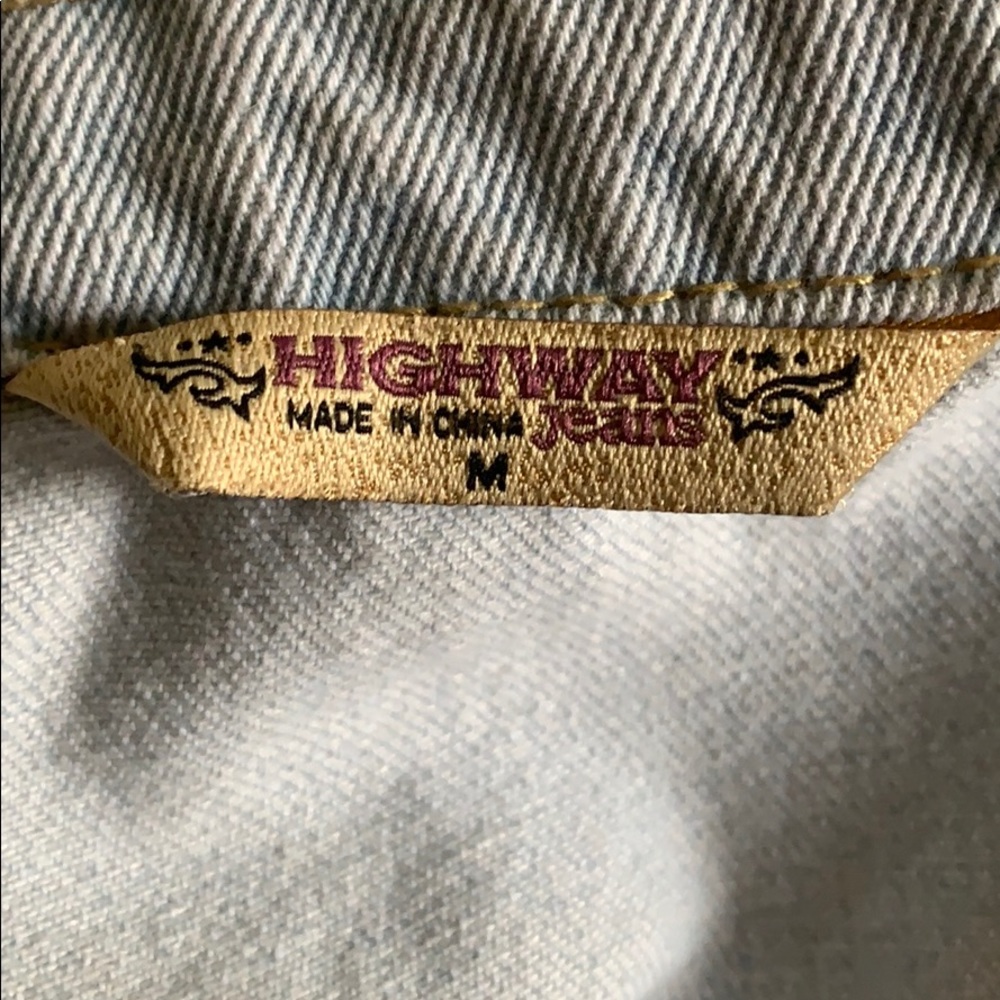 HIGHWAY JEANS * Size Medium * Denim Jacket - Picture 8 of 10